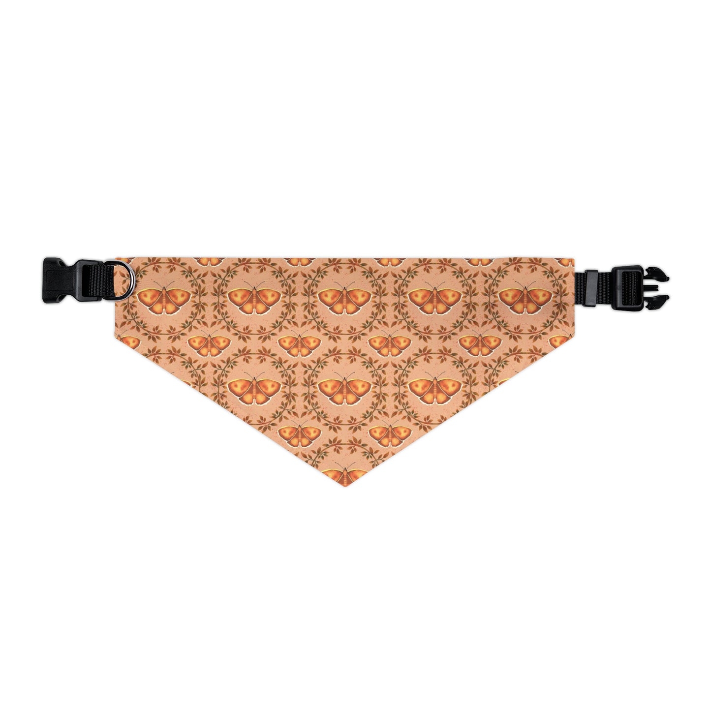 Moths & Vines Pet Bandana Collar