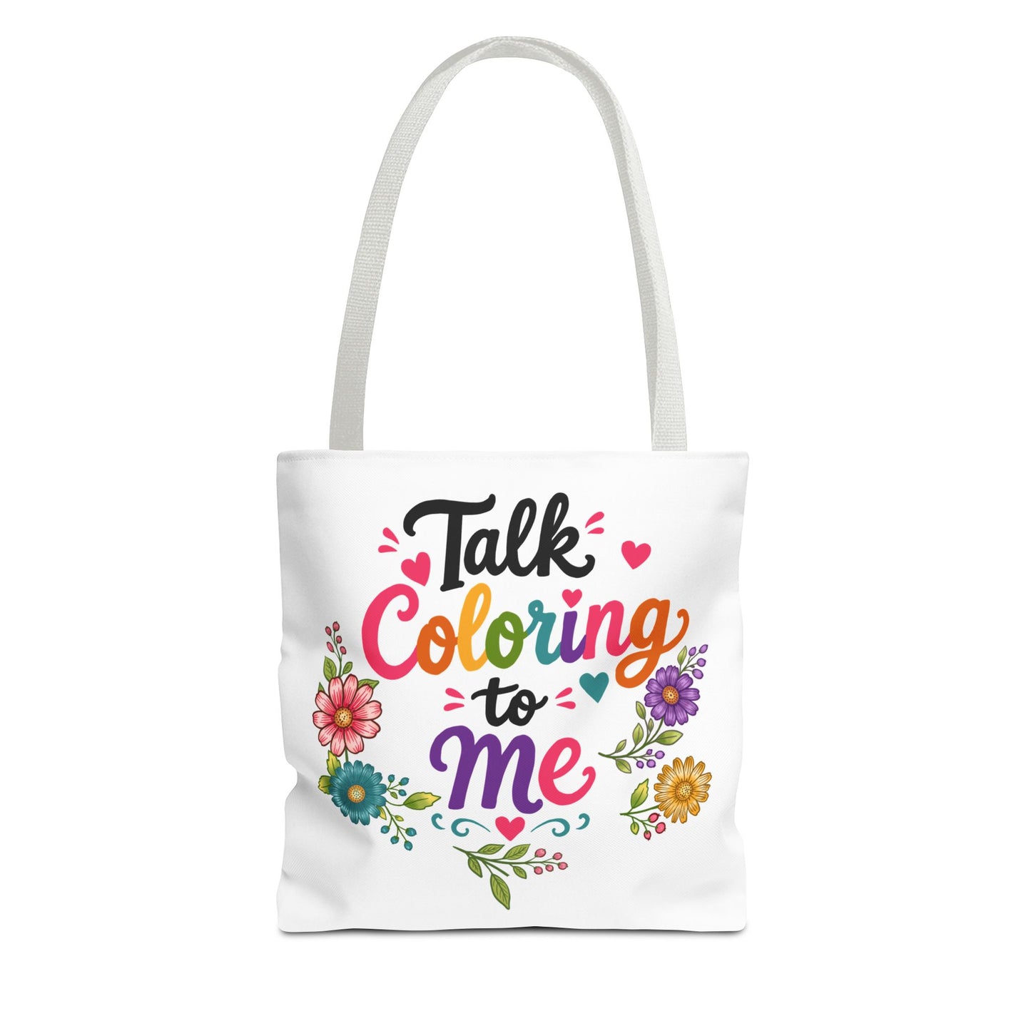 Talk Coloring to Me Tote Bag