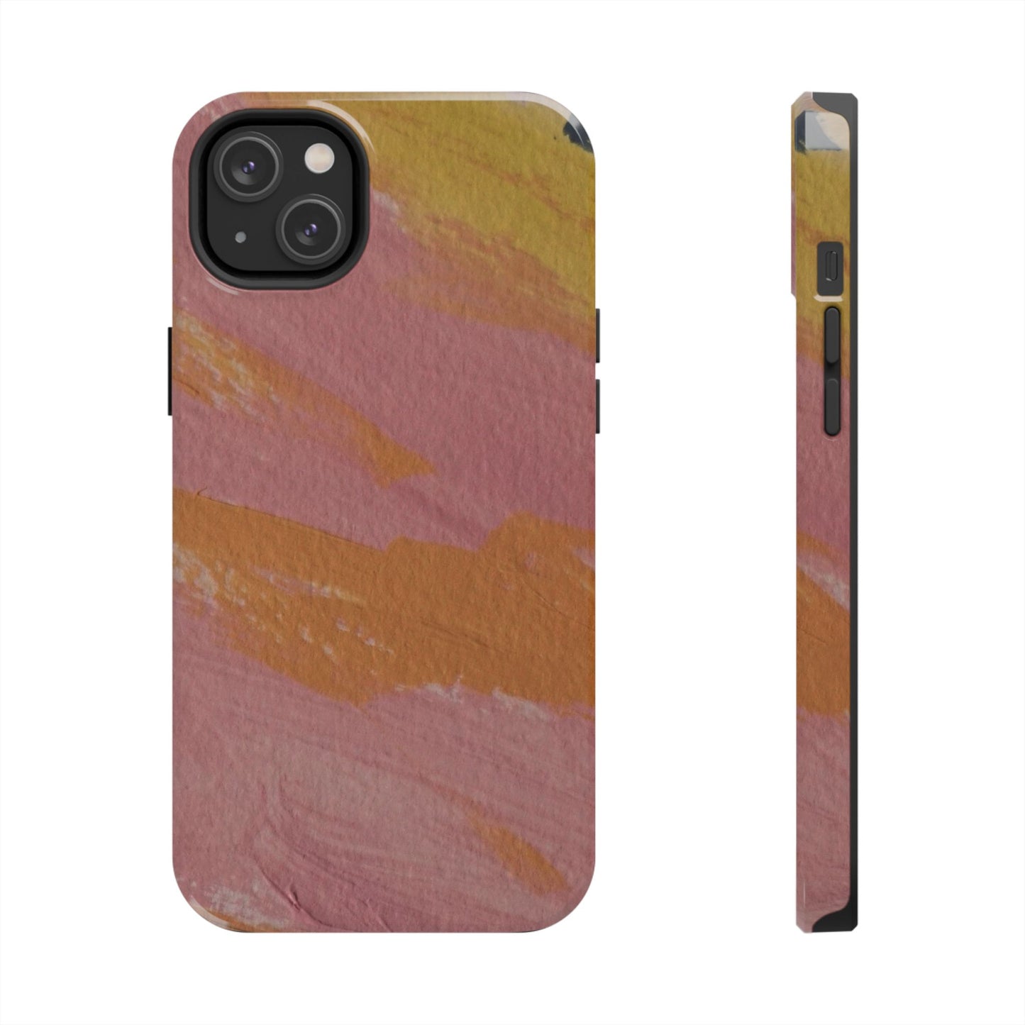 Abstract Pastel Pink Tough Phone Cases