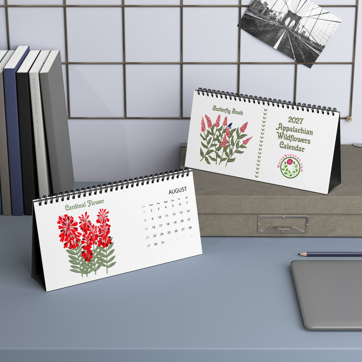 2027 Appalachian Wildflowers Desktop Calendar