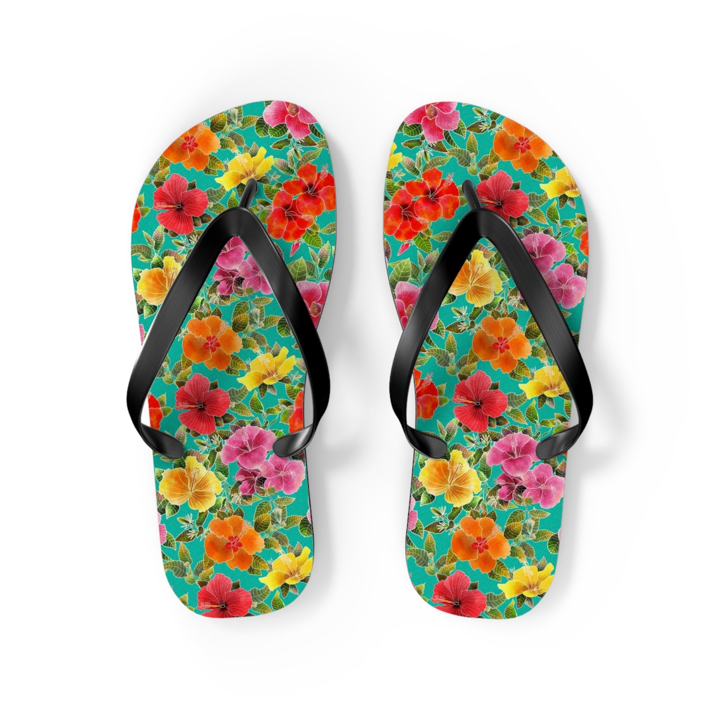 Hibiscus Garden Flip Flops