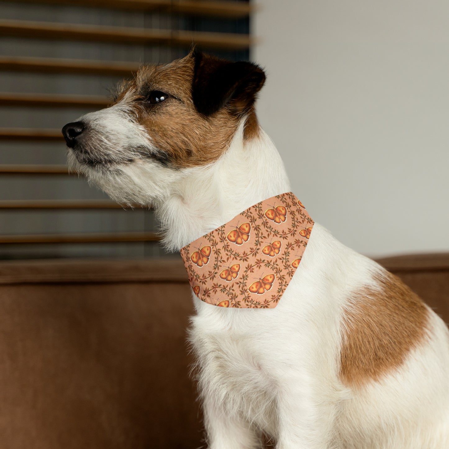 Moths & Vines Pet Bandana Collar