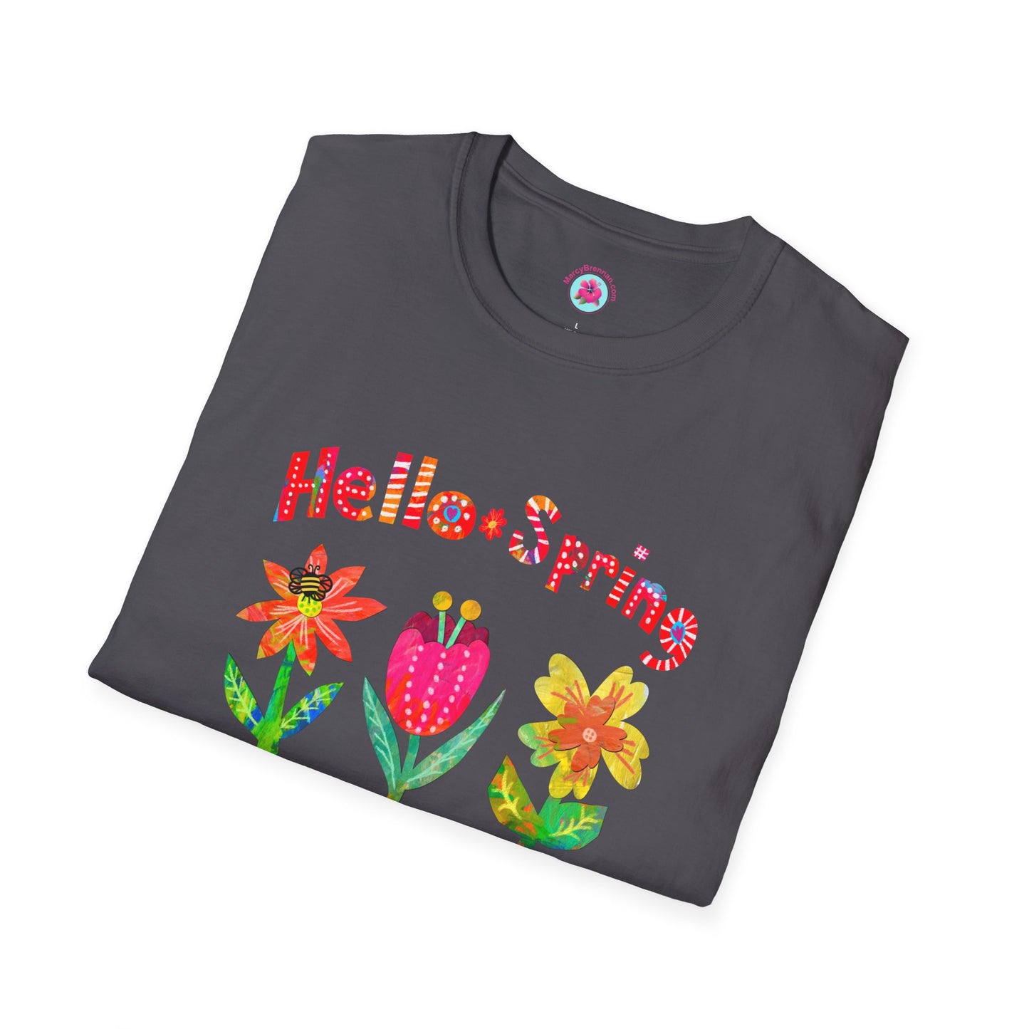 Hello Spring Collage Softstyle T-Shirt