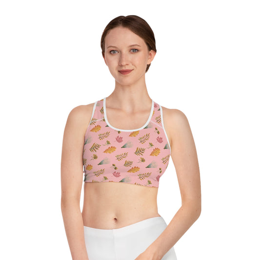 Autumn Leaves Sports Bra