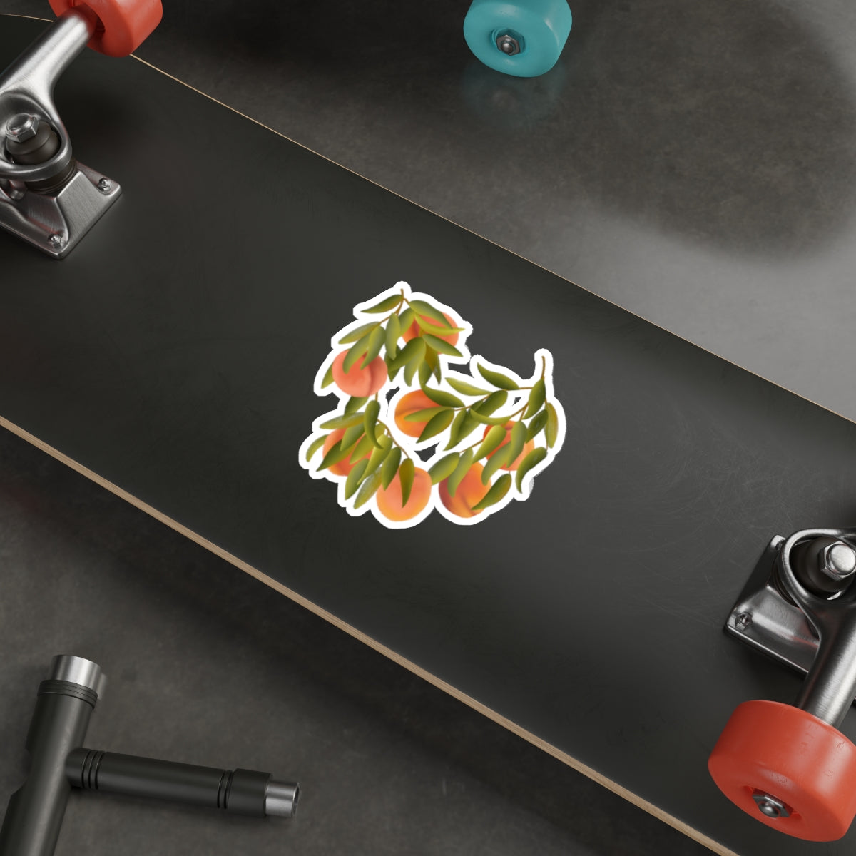 Peaches Die Cut Sticker