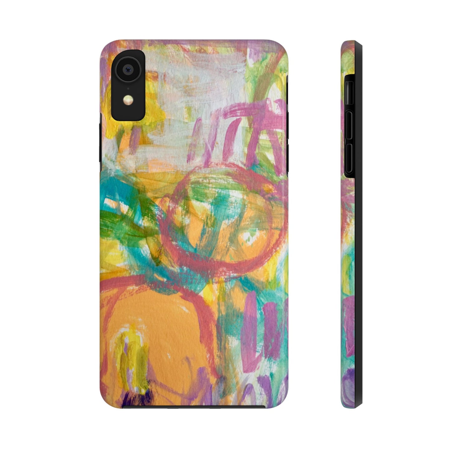 Abstract Pastel Circles Tough Phone Cases