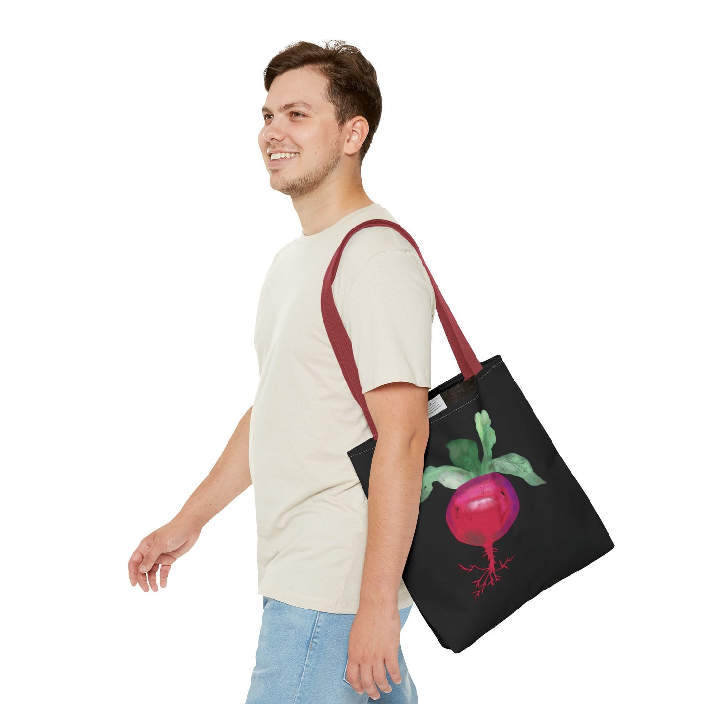 Radish Watercolor Painting Tote Bag