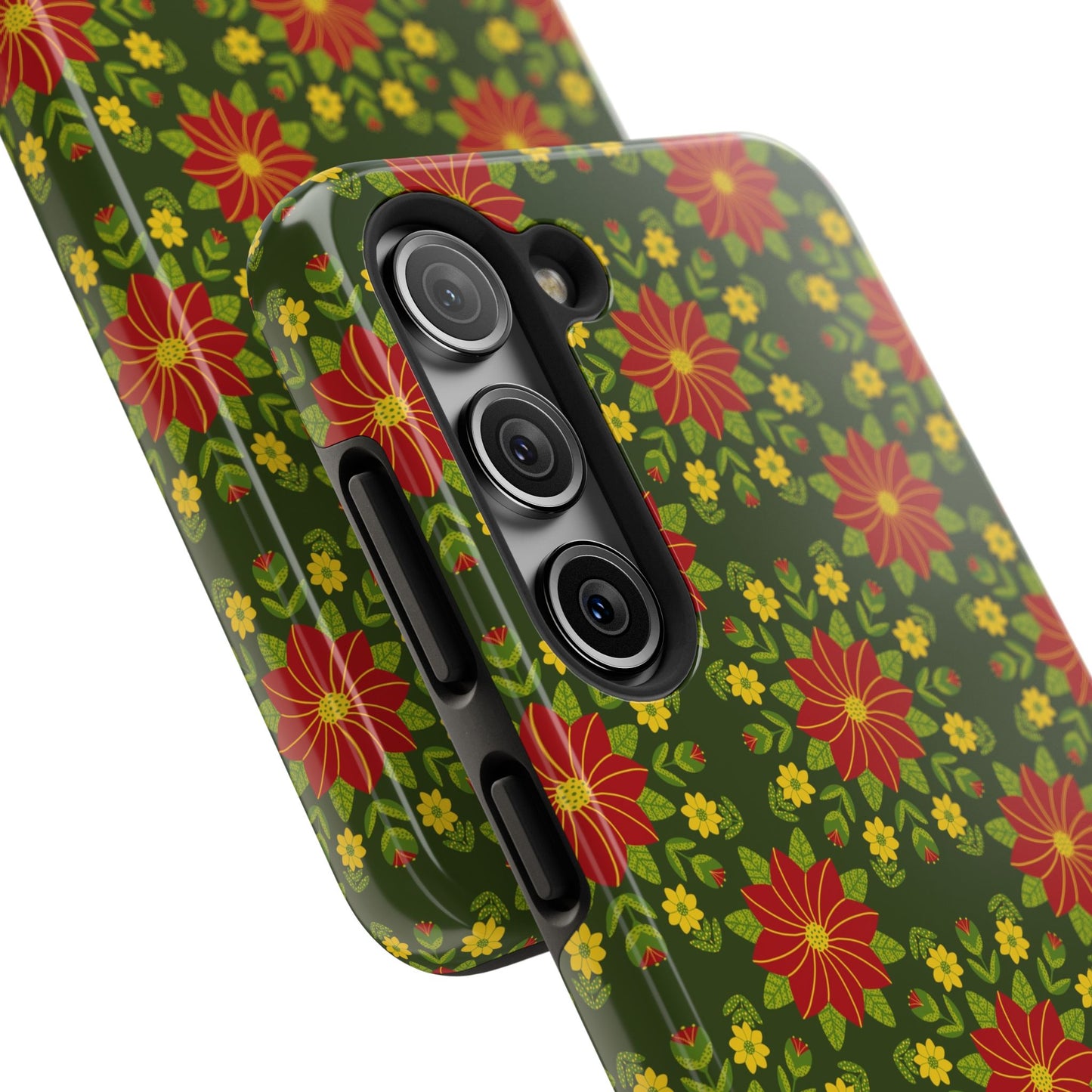 Poinsettias Tough Phone Cases