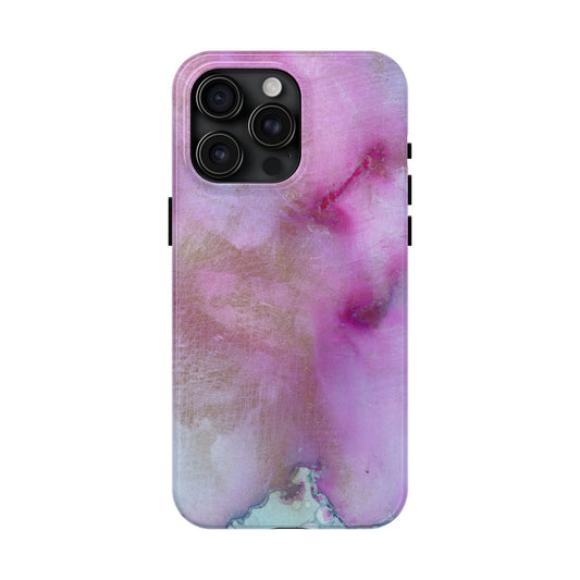 Abstract Soft Pinks Tough Phone Cases