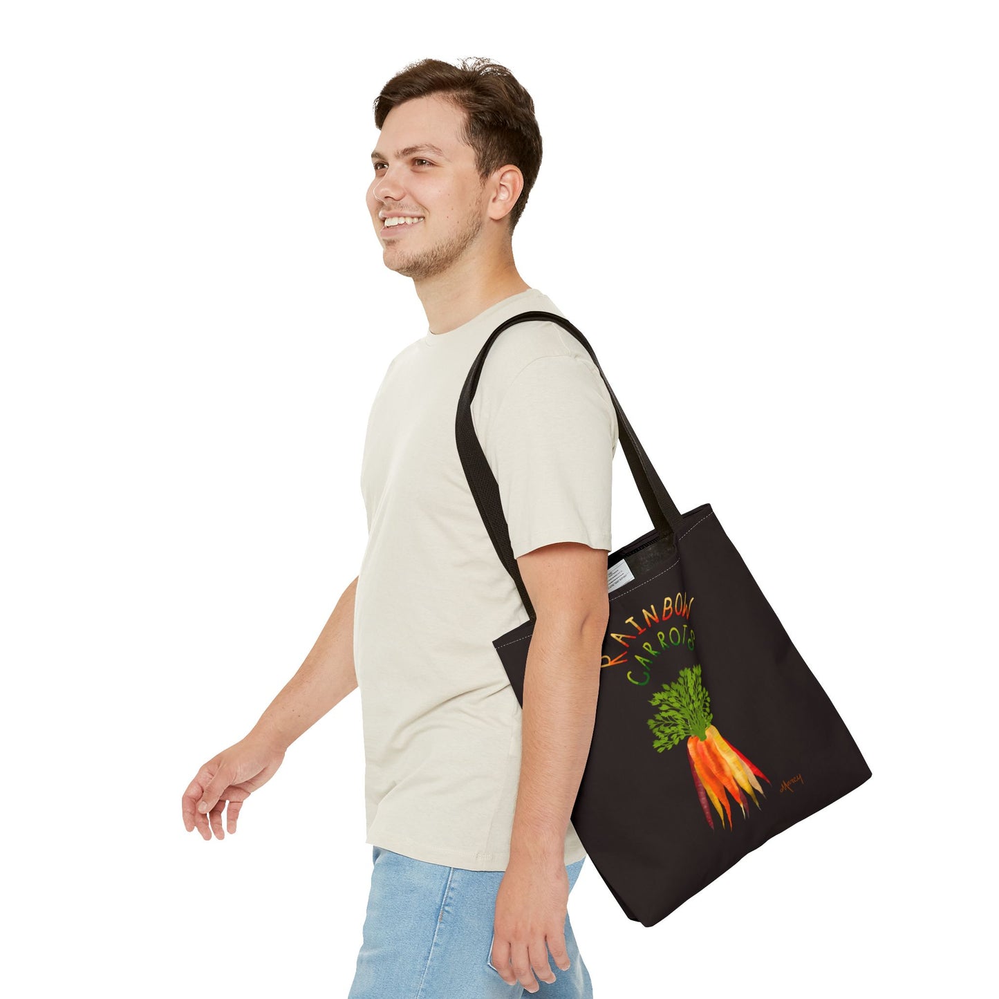 Rainbow Carrots Tote Bag