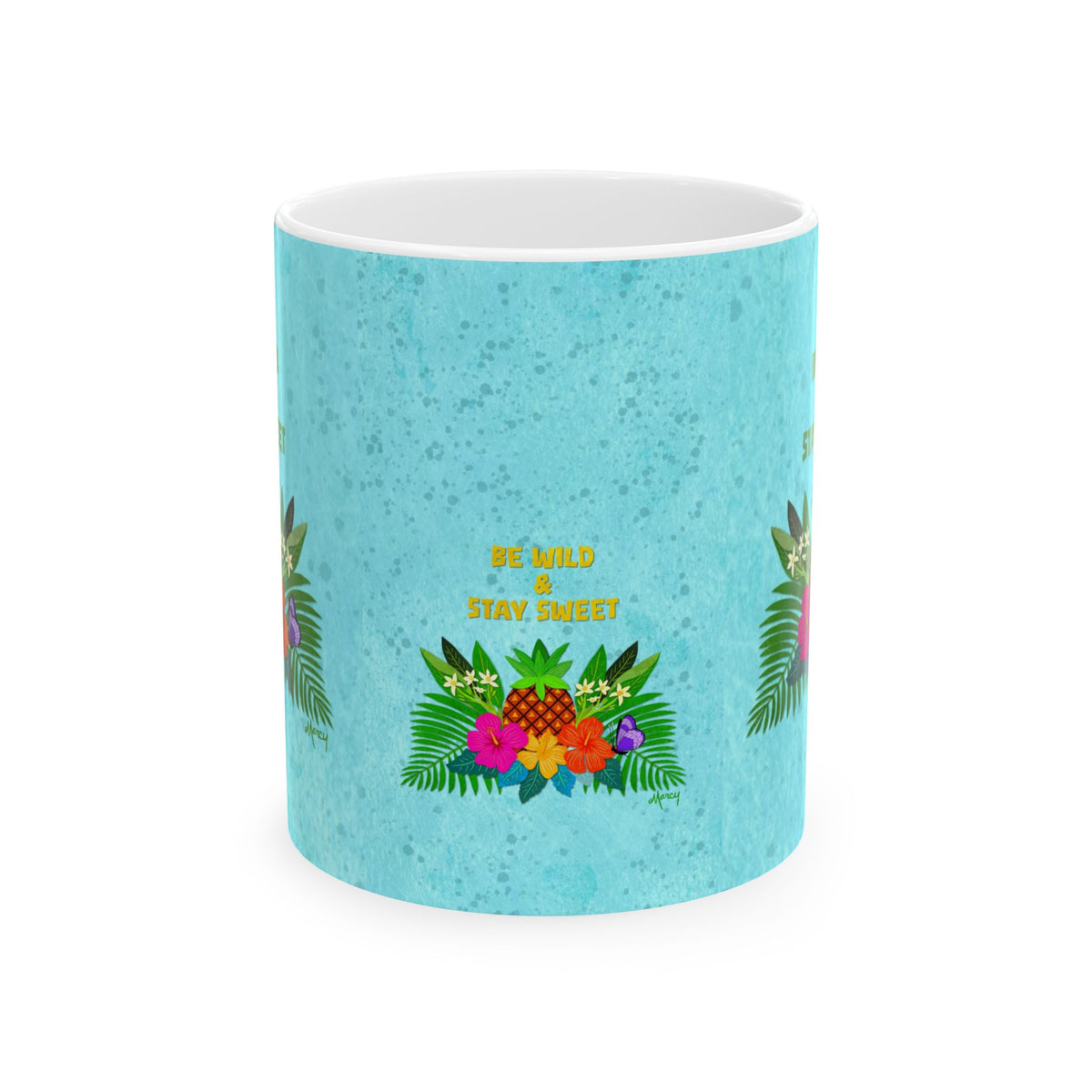 Pineapple Collage Ceramic Mug 11oz & 15oz