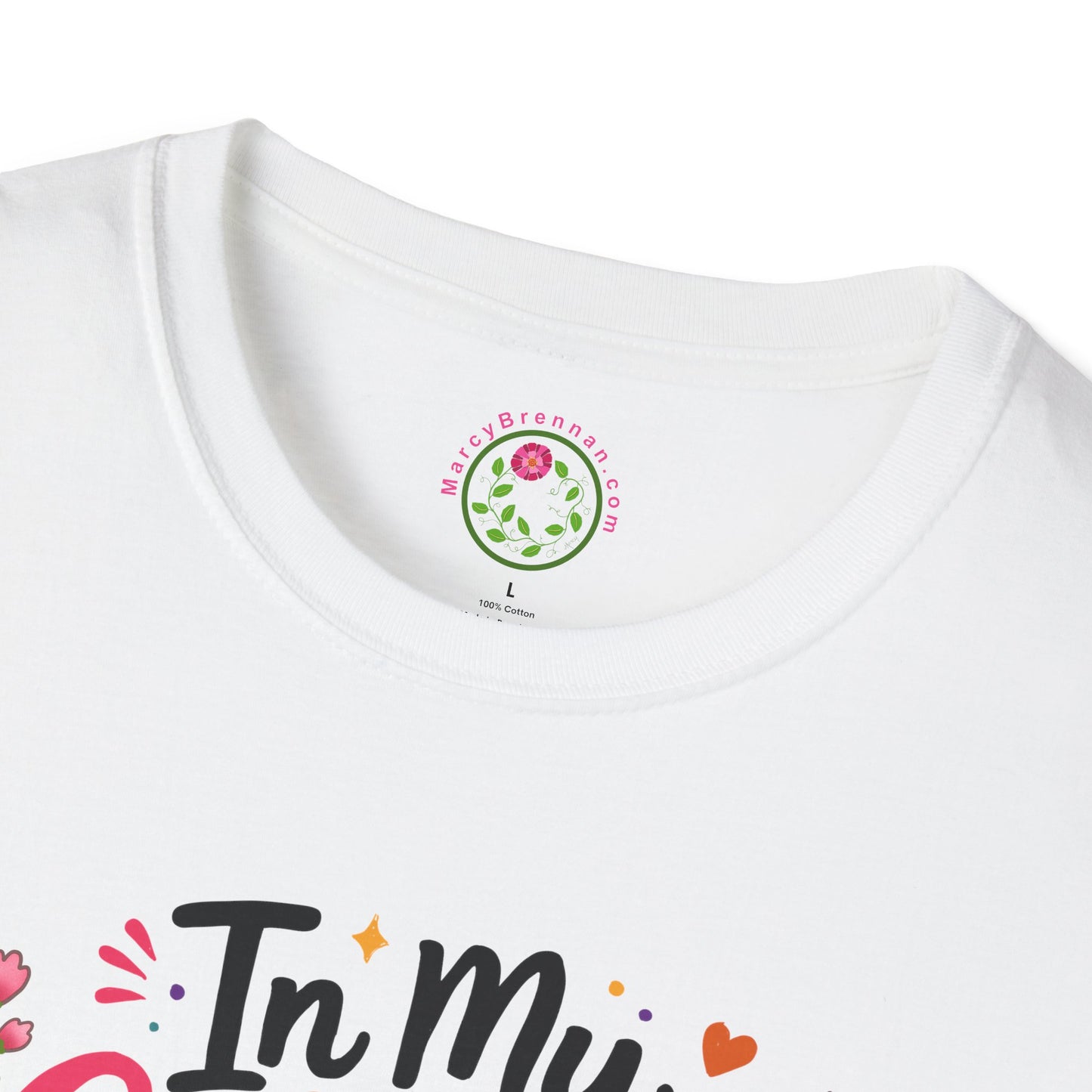 Colorful "In My Coloring Era" T-Shirt — Floral Rainbow Graphic Tee