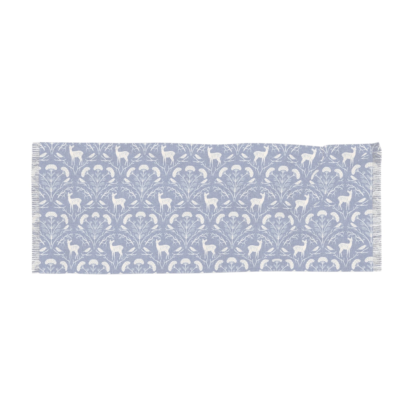 Appalachian Yarrow, Deer and Goldfinches Light Scarf