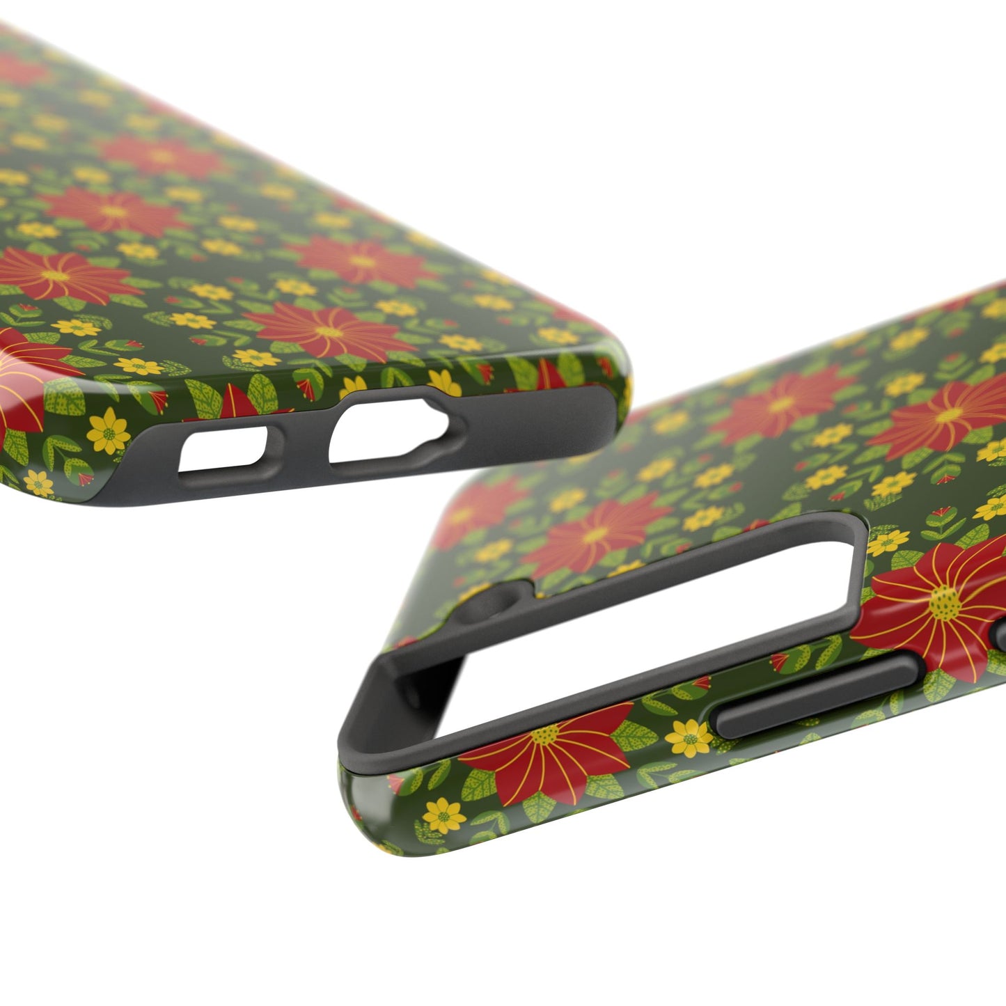 Poinsettias Tough Phone Cases