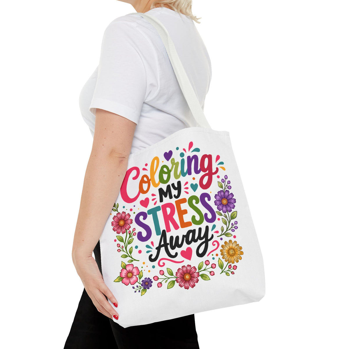 Coloring My Stress Away Tote Bag