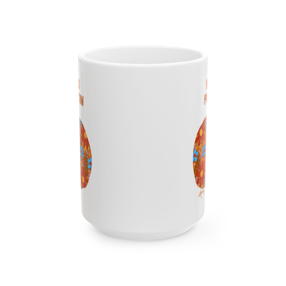 Hello Pumpkin Collage Ceramic Mug 11oz & 15oz