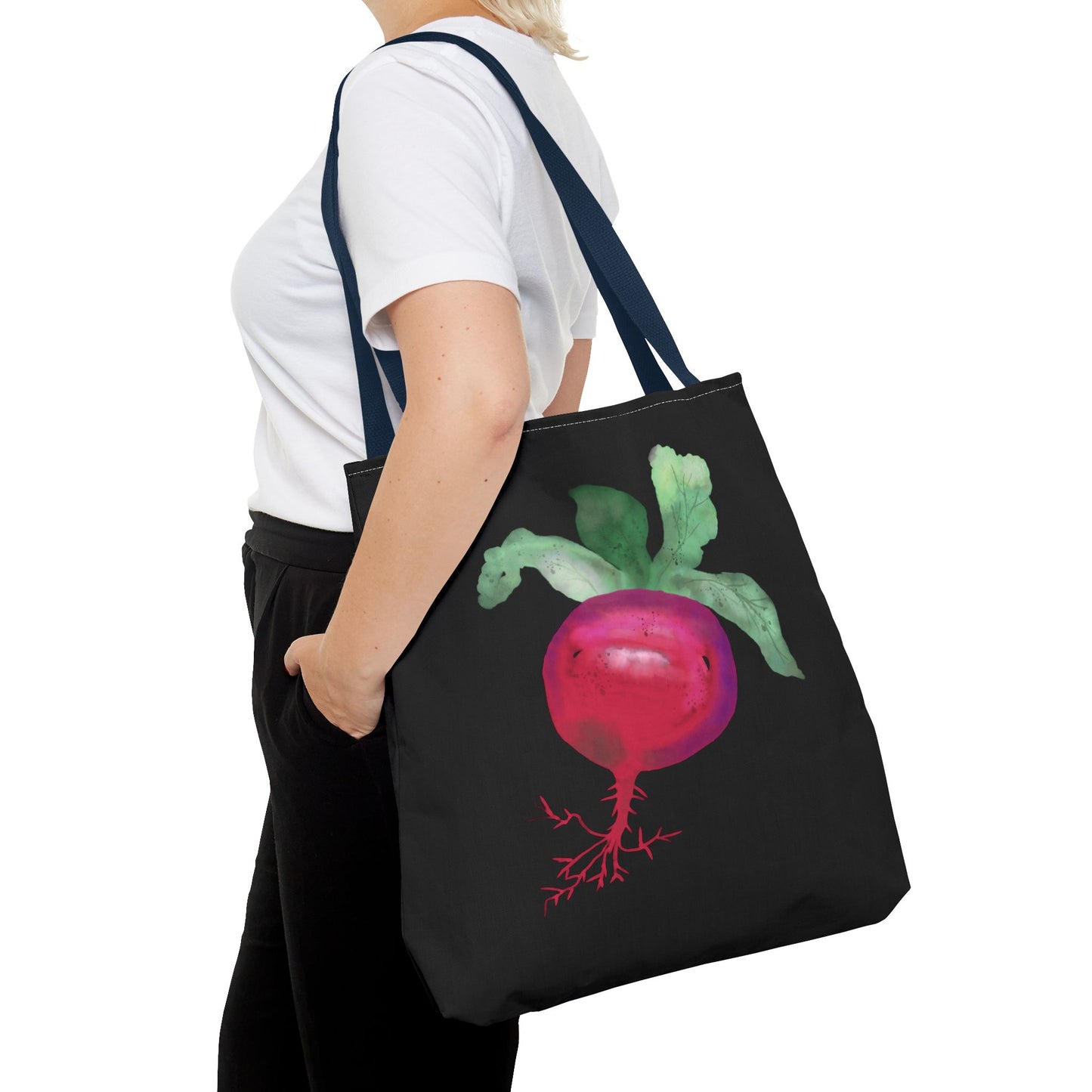 Radish Watercolor Painting Tote Bag