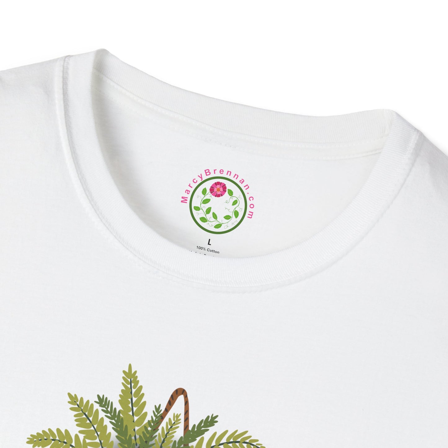 Let Faith Grow Plant T-Shirt — Fern Graphic Inspirational Tee