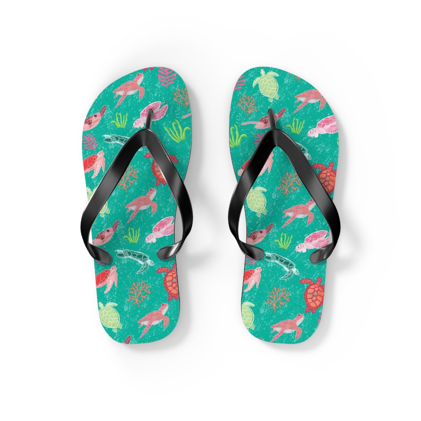 Sea Turtles Flip Flops