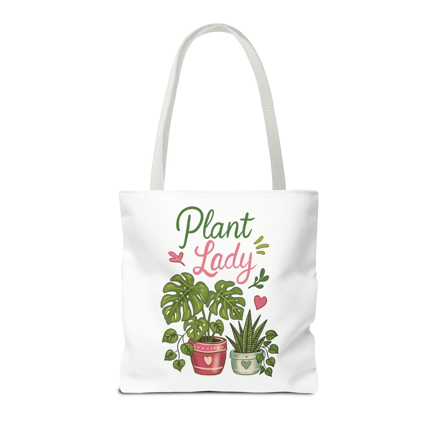 Plant Lady Tote Bag – Monsterra Potted Plant Illustration