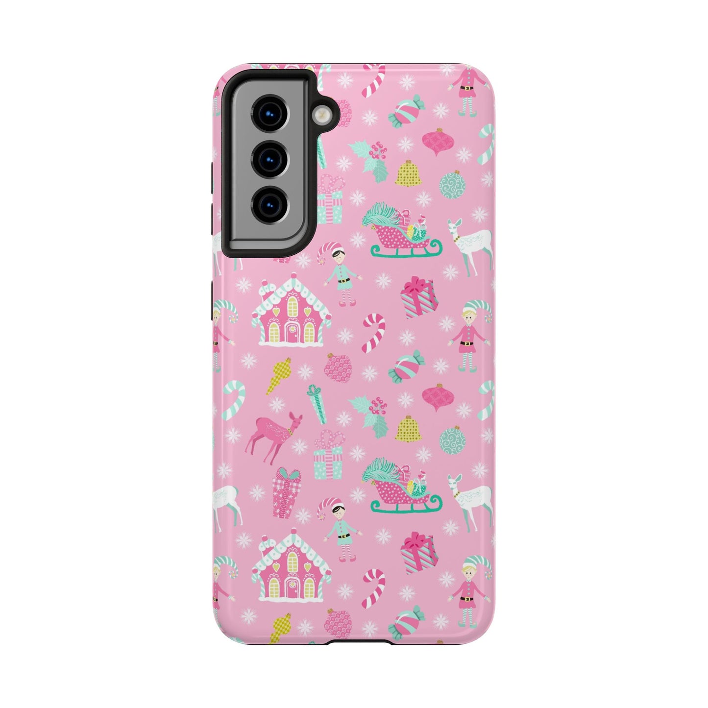 Pastel Christmas Tough Phone Cases