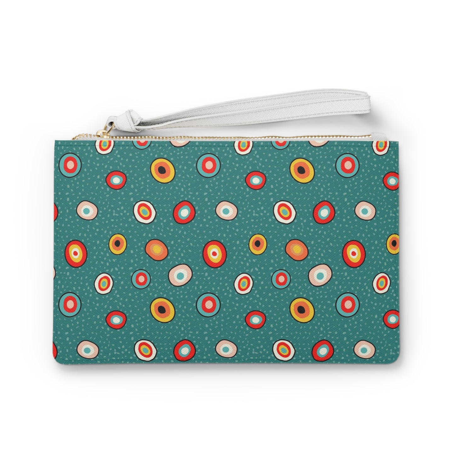 Funky Circles Clutch Bag