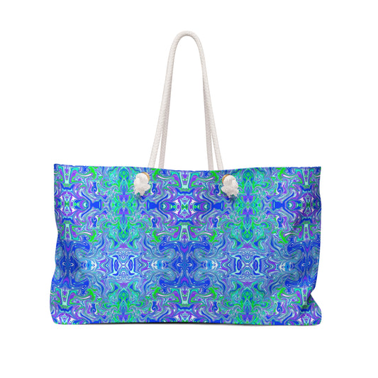 Boho Lavender Garden Weekender Bag
