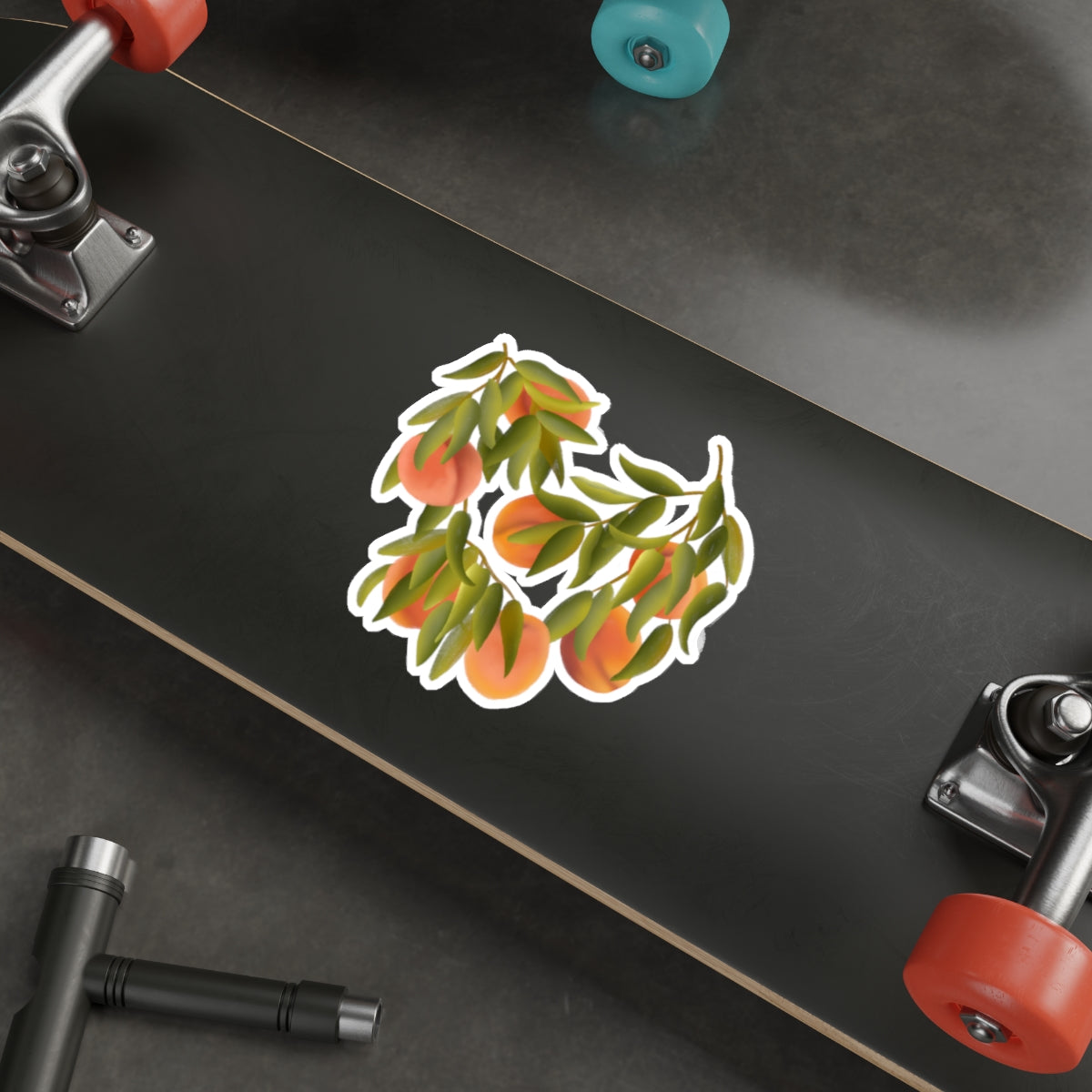 Peaches Die Cut Sticker