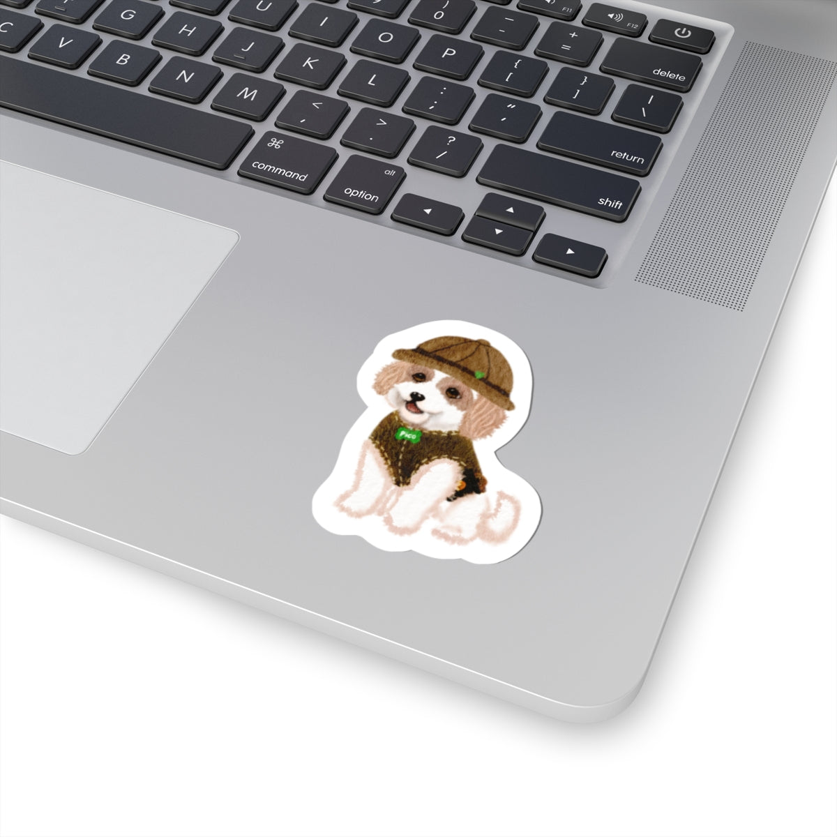 Cute Watercolor Pico Vinyl Decal for Laptops, Water Bottles & Journals