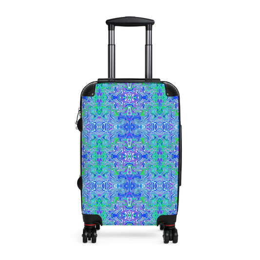 Boho Lavender Garden Hardside Spinner Suitcase