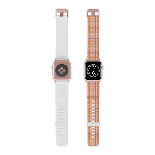 Soft Autumn Plaid Watch Band for Apple Watch