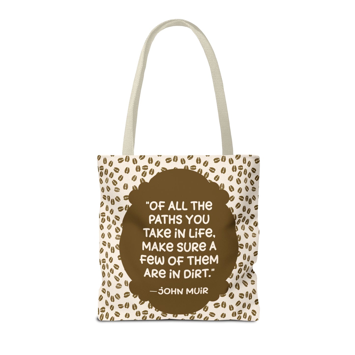 Deer Tracks with John Muir Tote Bag