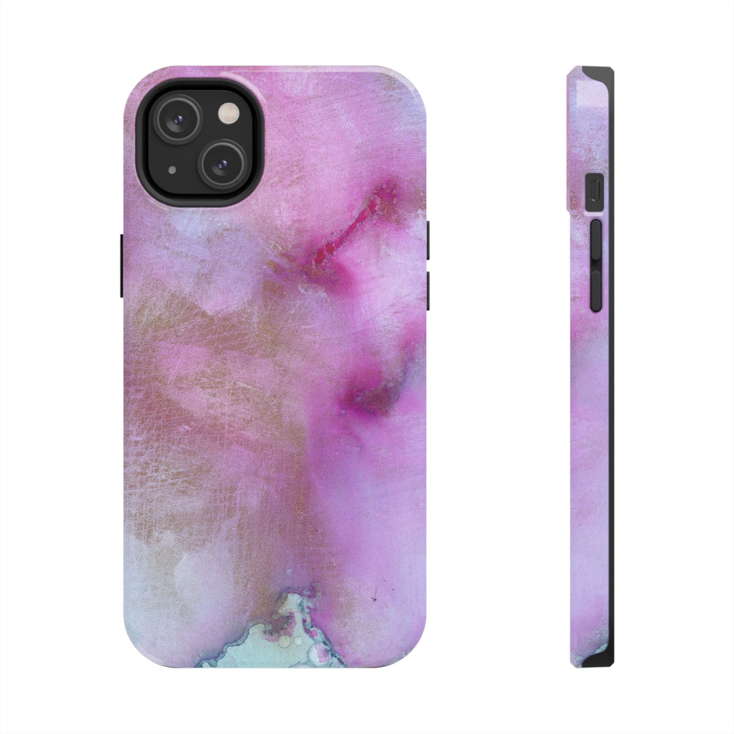 Abstract Soft Pinks Tough Phone Cases