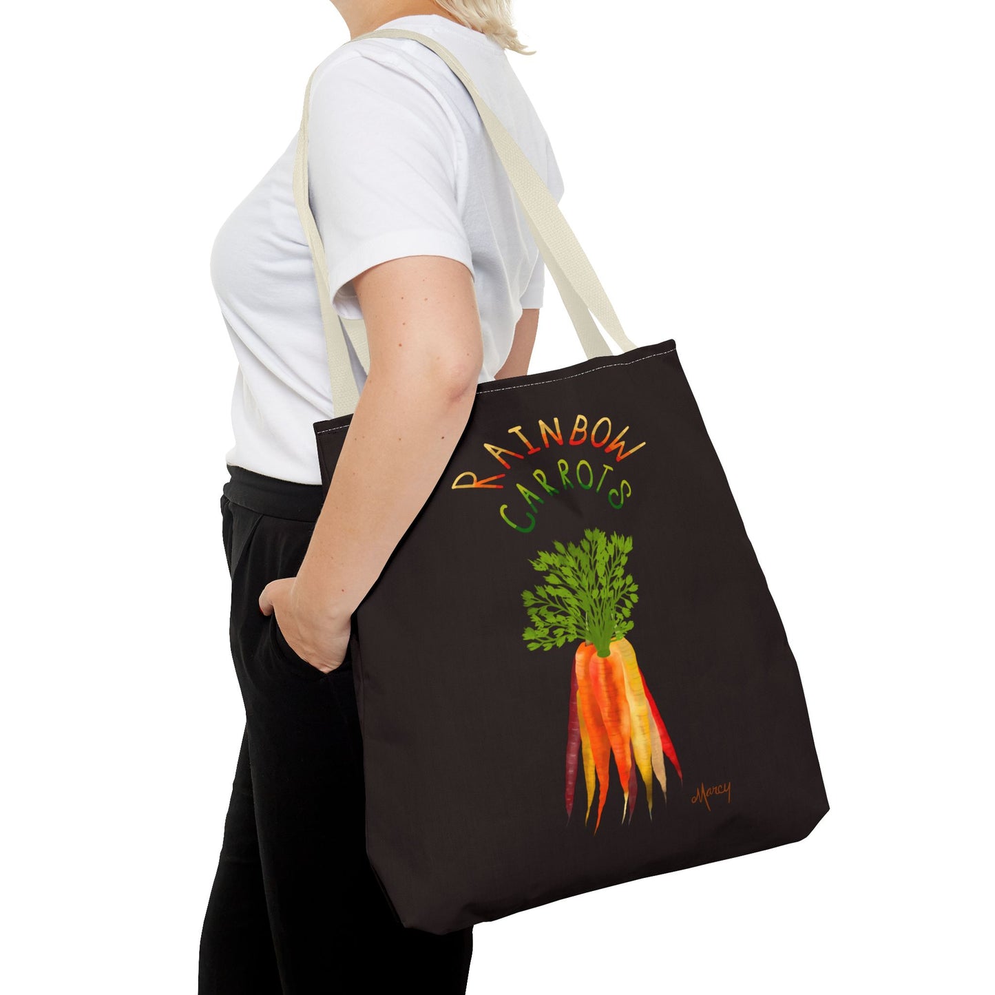 Rainbow Carrots Tote Bag