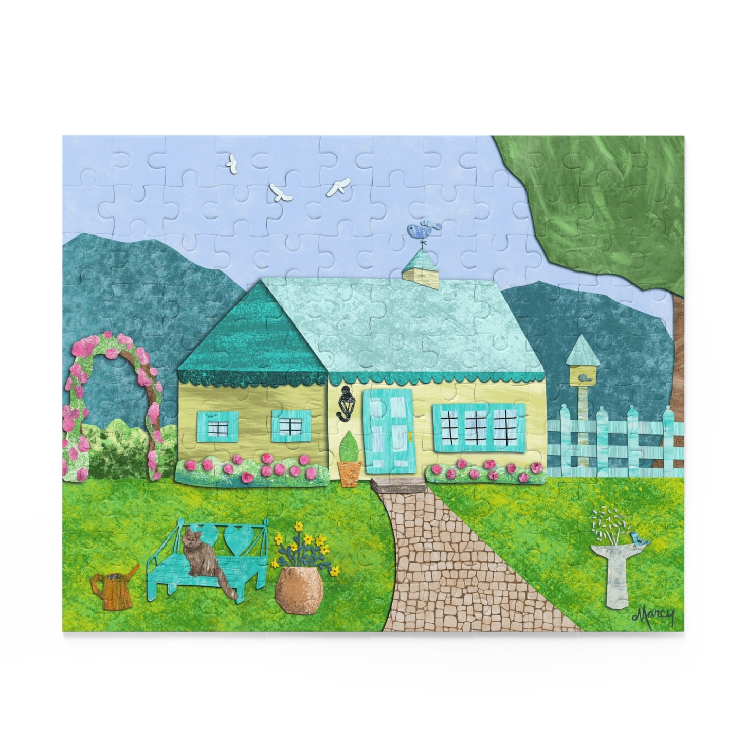 Enchanted Cottage Puzzle (120, 252, 500-Piece)