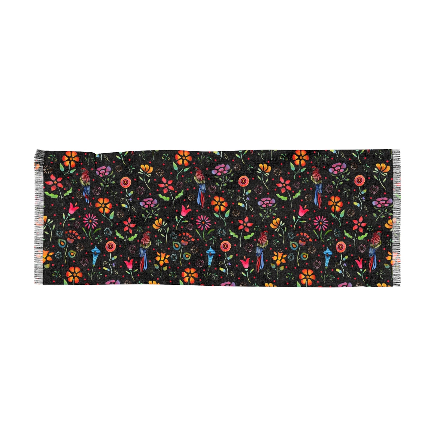 Frida Flowers Light Scarf