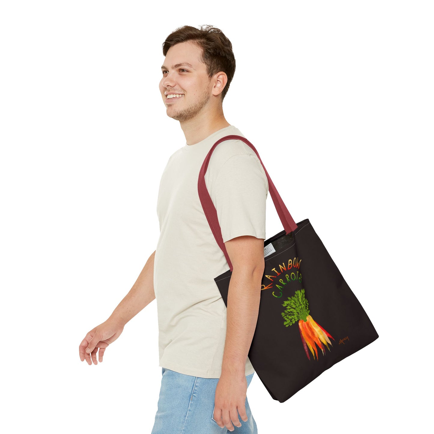 Rainbow Carrots Tote Bag