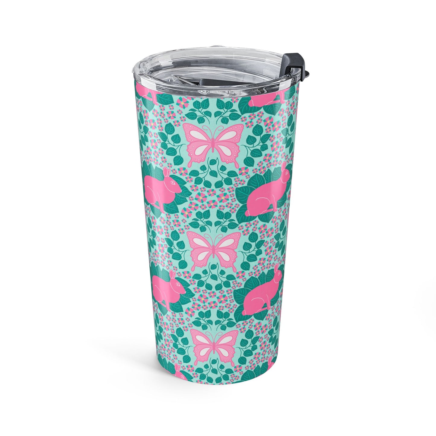 Bunnies & Butterflies 20 oz Insulated Travel Cup