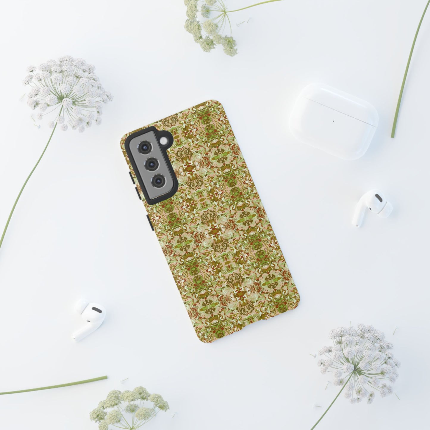 Boho Tea Garden Tough Phone Case