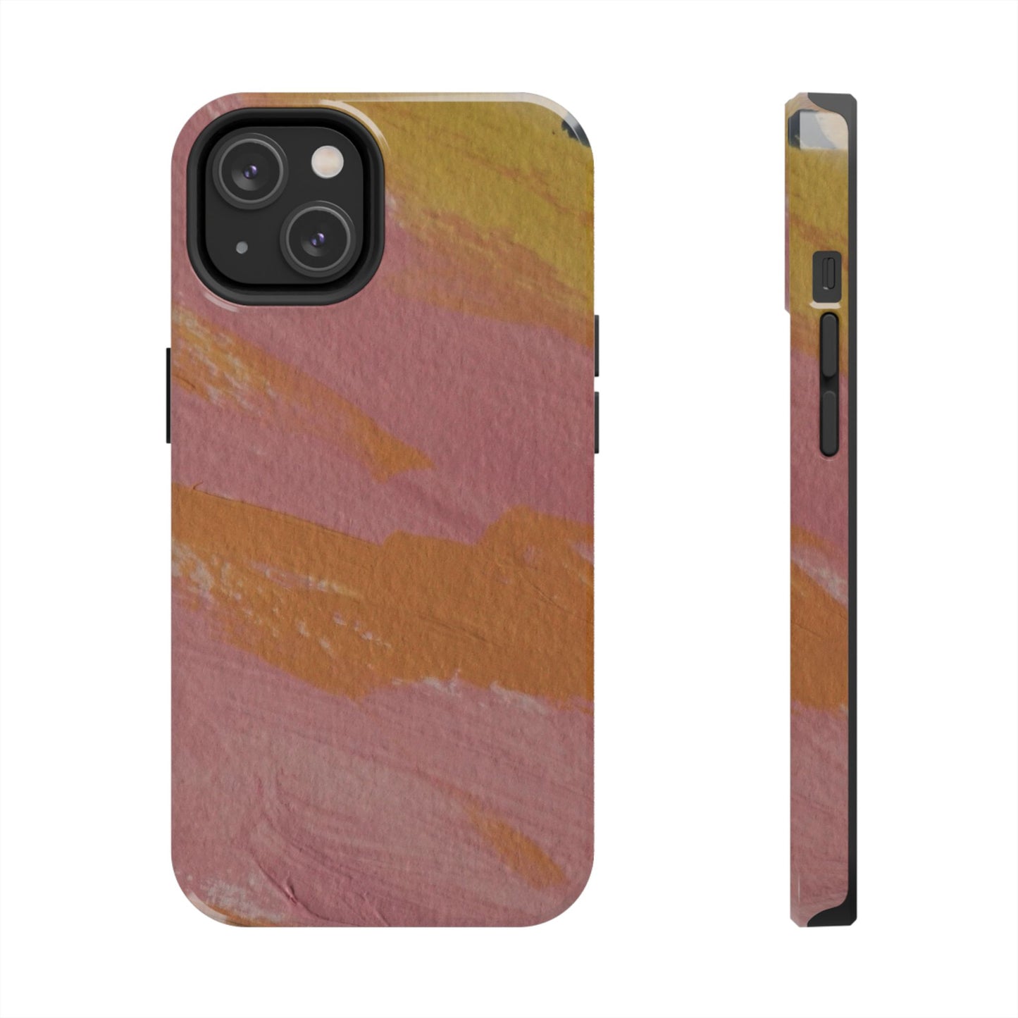 Abstract Pastel Pink Tough Phone Cases