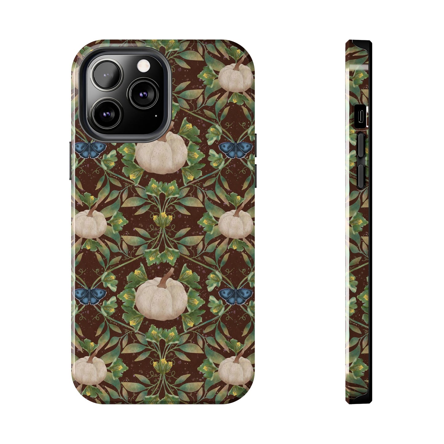 White Pumpkins Tough Phone Cases