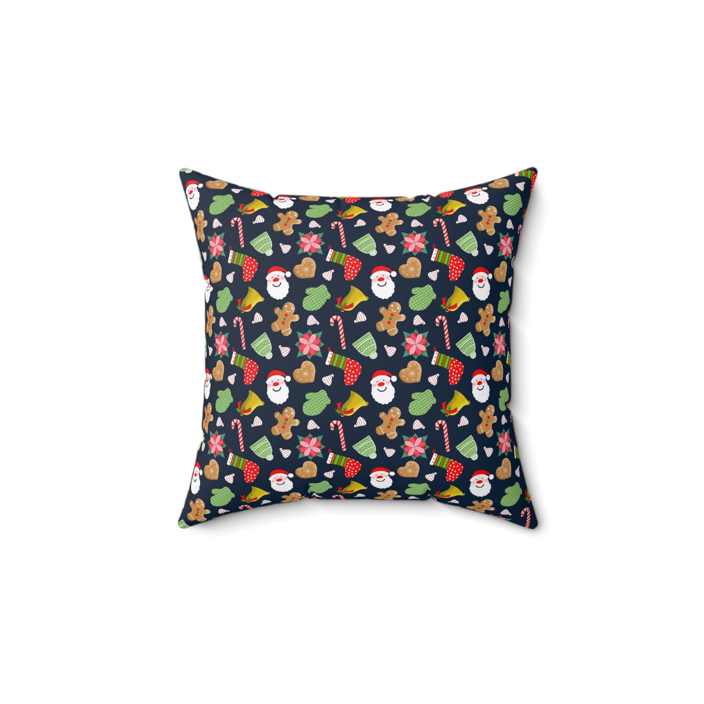 Merry & Bright Spun Polyester Square Pillow