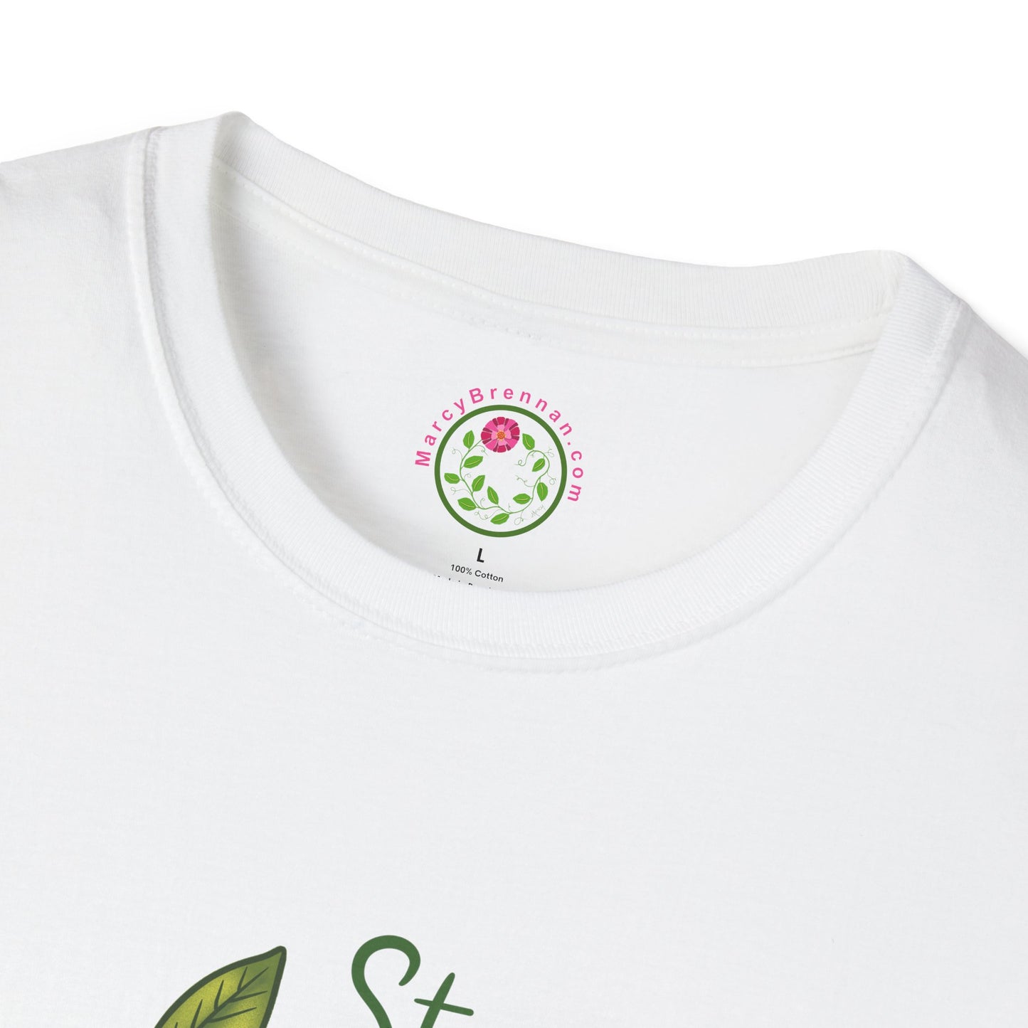 T-Shirt — "Stay Rooted in His Love" Olive Branch Christian Tee