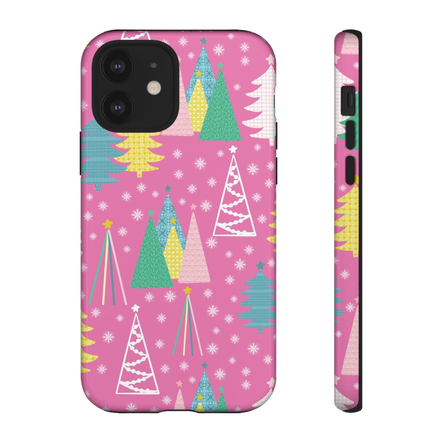 Pastel Christmas Trees Tough Cases