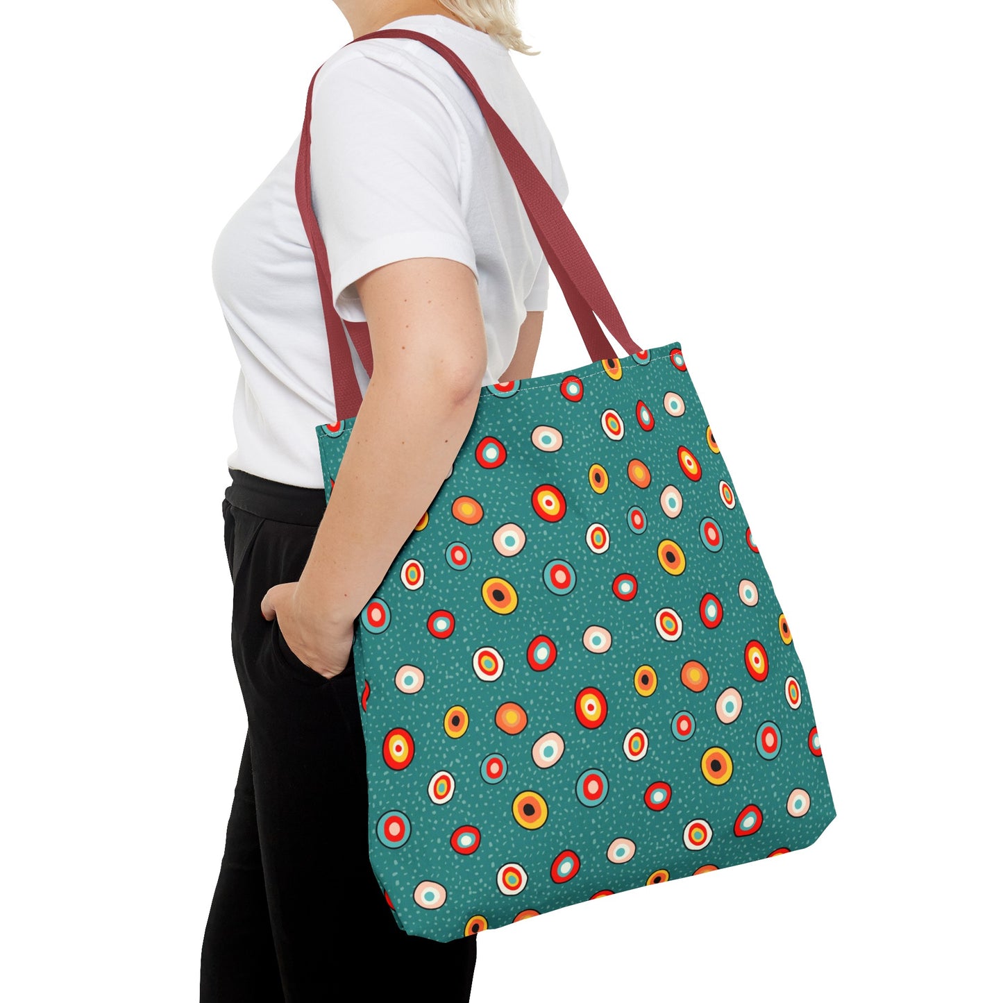 Funky Circles Tote Bag