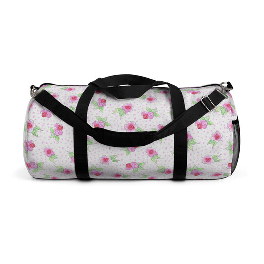 Maria’s Pink Roses Duffel Bag