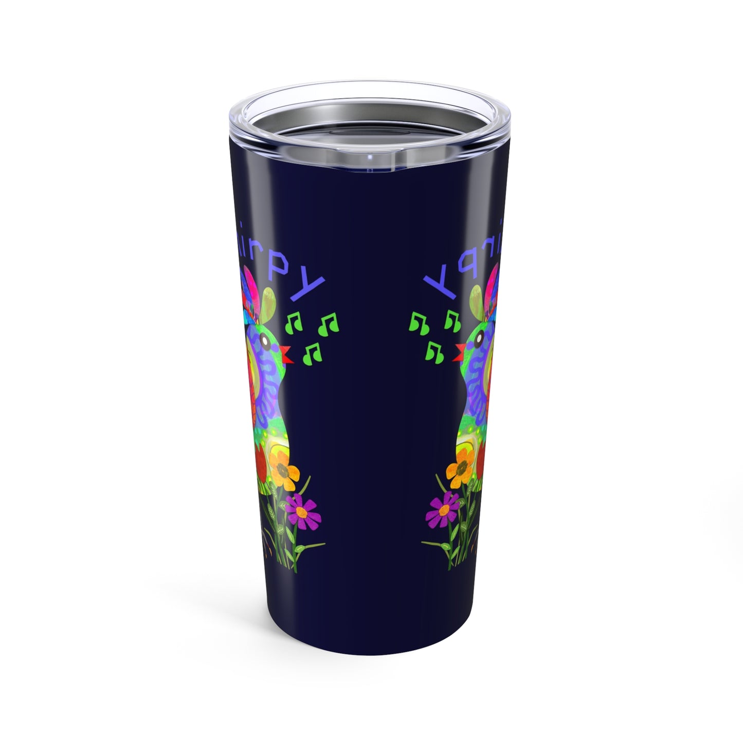 Kooky Bird Collage Tumbler 20oz