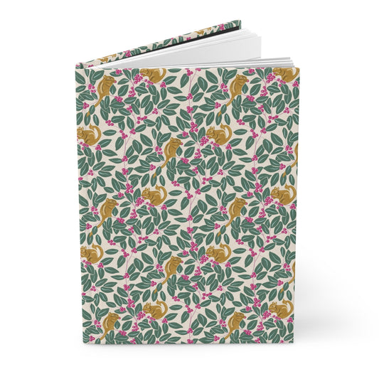 Wintergreen and Chipmunks Hardcover Journal Matte