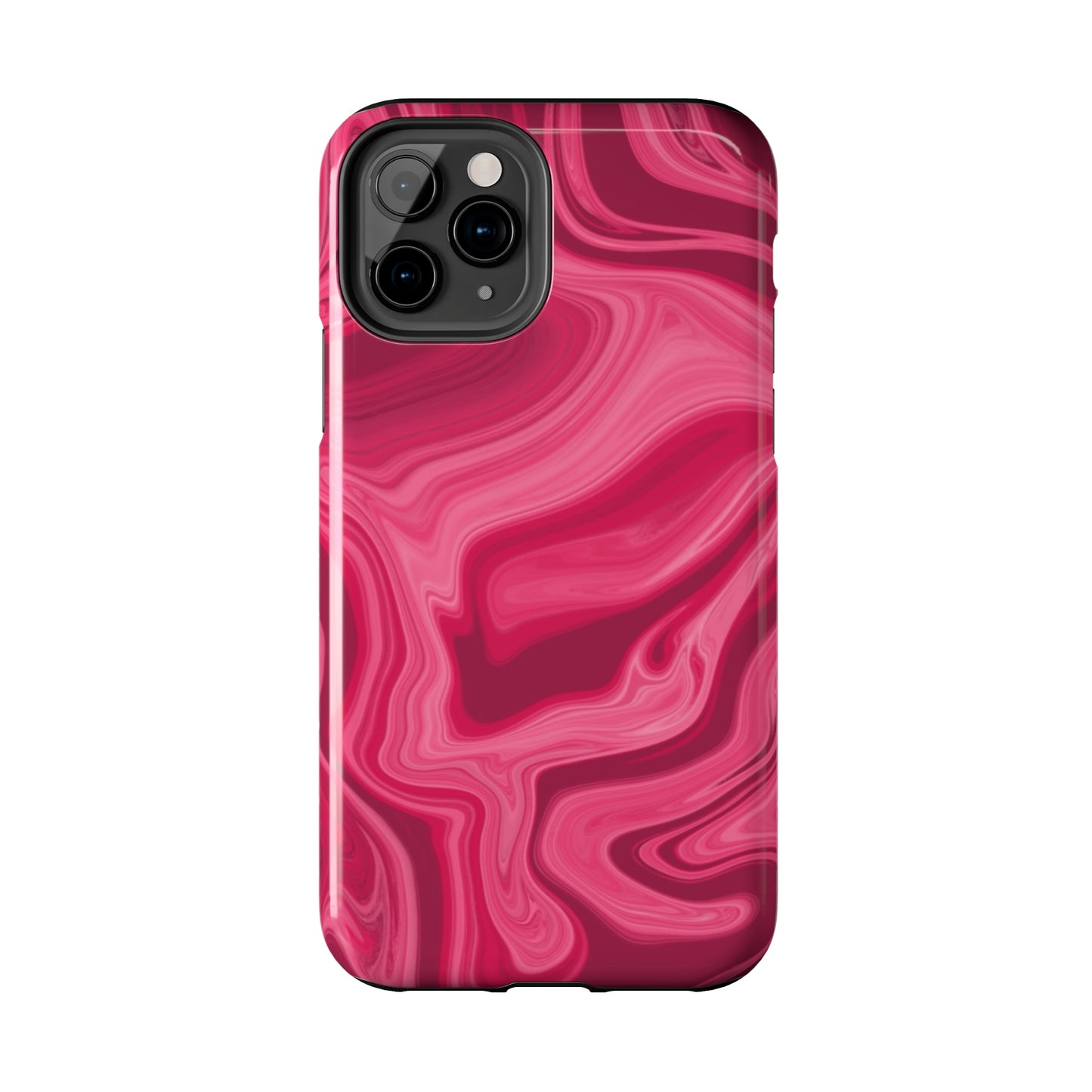 Rosy Swirls Tough Phone Cases