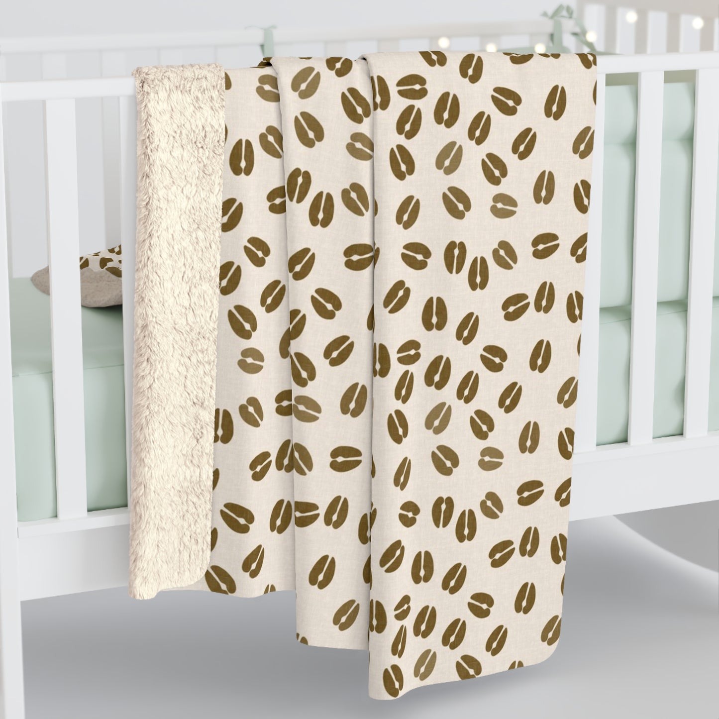 Deer Tracks Sherpa Fleece Blanket